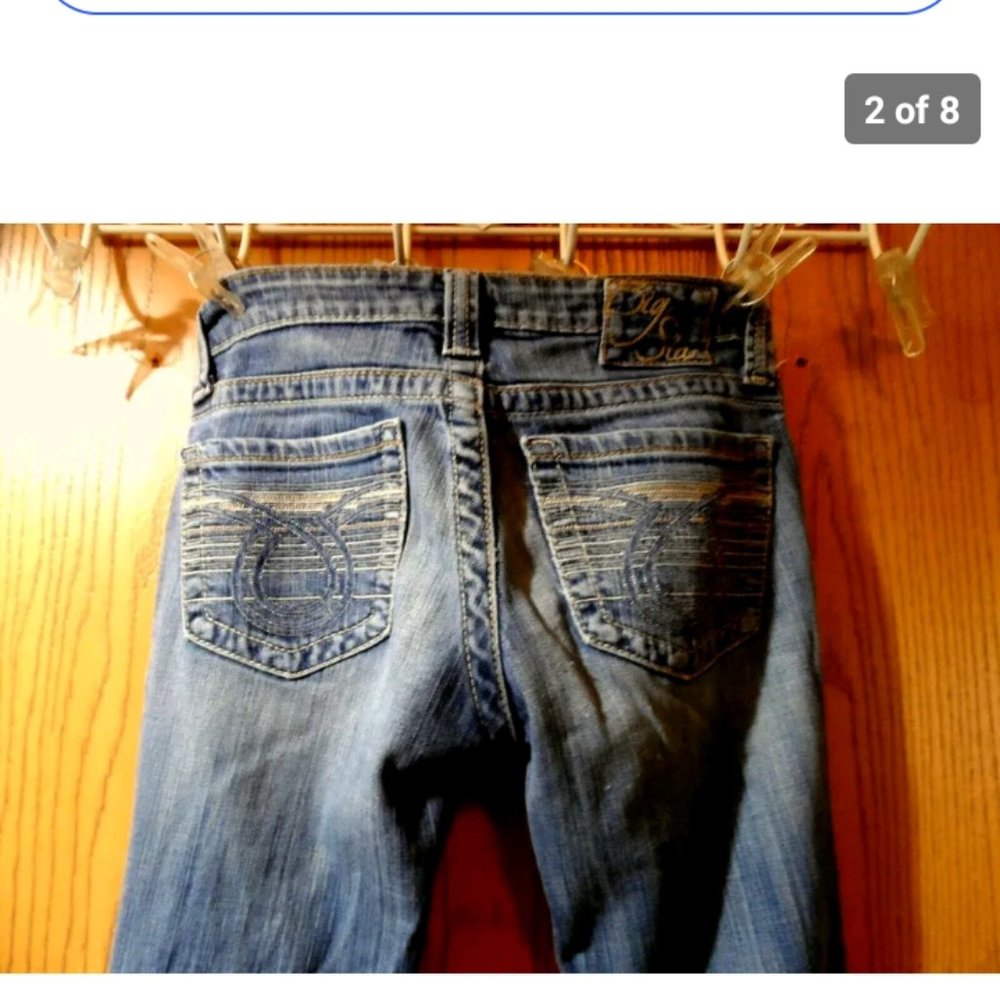 BIG STAR JEANS The Buckle sz 25R Casey Designer denim medium wash - Picture 2 of 8